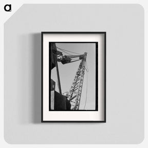 アートポスター-Shasta Dam Crane
 - ラッセル リー Poster.