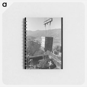 アートメモ帳-Pouring Concrete at Shasta Dam
 - ラッセル リー Memo.