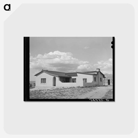 アートポストカード-Taos Home
 - ラッセル リー Postcard.