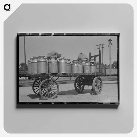 アートパネル-Milk Train, Caldwell
 - ラッセル リー Canvas.