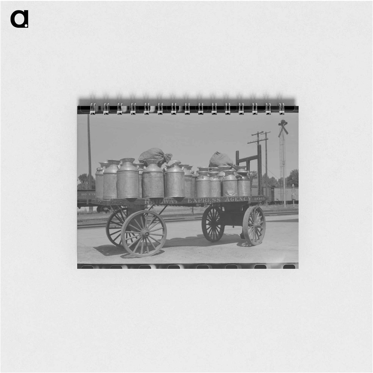 アートメモ帳-Milk Train, Caldwell
 - ラッセル リー Memo.