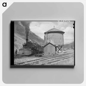 アートパネル-Telluride Railway Yards
 - ラッセル リー Canvas.