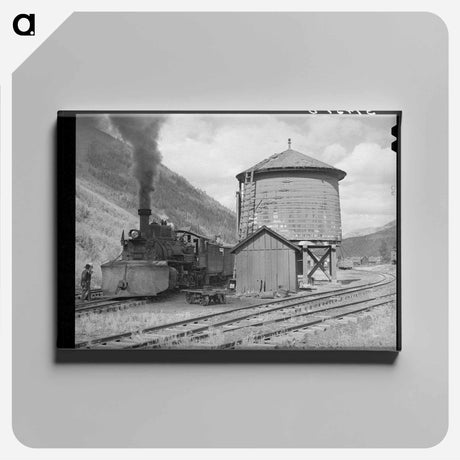 アートパネル-Telluride Railway Yards
 - ラッセル リー Canvas.