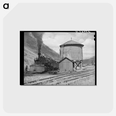 アートポストカード-Telluride Railway Yards
 - ラッセル リー Postcard.