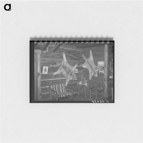アートメモ帳-Navajo Lodge Interior
 - ラッセル リー Memo.