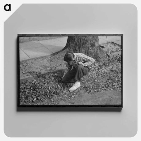 アートパネル-Burning Leaves
 - ラッセル リー Canvas.