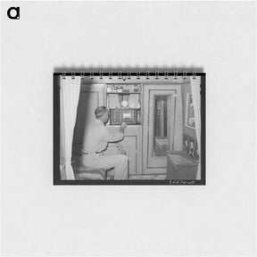 アートメモ帳-Construction Worker's Trailer Home
 - ラッセル リー Memo.