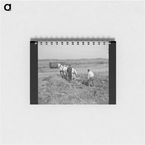 アートメモ帳-Plowing Cut-Over Land
 - ラッセル リー Memo.