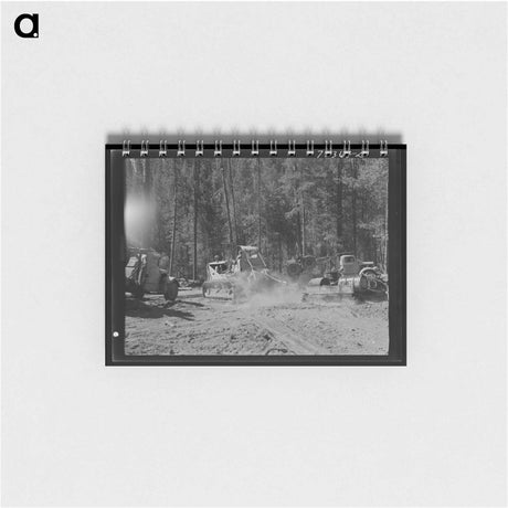 アートメモ帳-Oregon Logging Scene
 - ラッセル リー Memo.