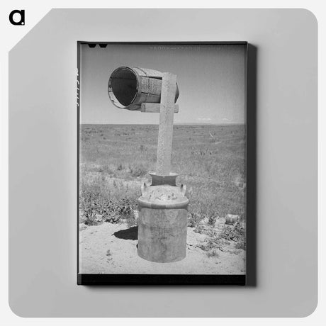 アートパネル-Ranch Mailbox
 - ラッセル リー Canvas.