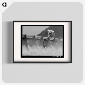 アートポスター-Bonneville Dam Spillway
 - ラッセル リー Poster.