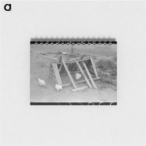 アートメモ帳-Chicken Coop on a Sharecropper Farm
 - ラッセル リー Memo.
