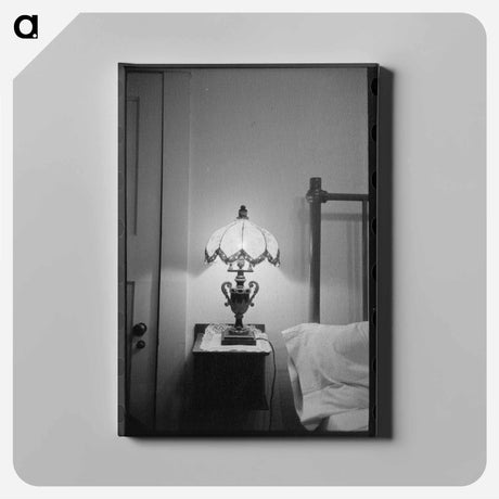 アートパネル-Bedroom with Lamp
 - ラッセル リー Canvas.