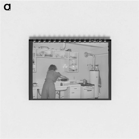 アートメモ帳-Marine's Wife Washing Dishes
 - ラッセル リー Memo.