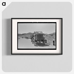 アートポスター-Tank Gang on the Highway
 - ラッセル リー Poster.