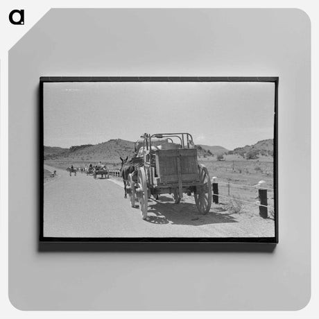 アートパネル-Tank Gang on the Highway
 - ラッセル リー Canvas.