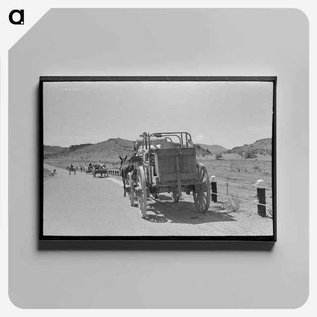 アートパネル-Tank Gang on the Highway
 - ラッセル リー Canvas.