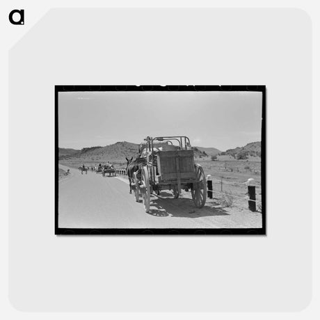 アートポストカード-Tank Gang on the Highway
 - ラッセル リー Postcard.