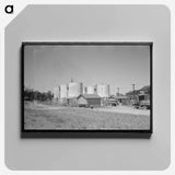 アートパネル-Farmers Leaving Liquid Feed Loading Station
 - ラッセル リー Canvas.