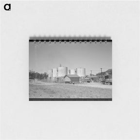 アートメモ帳-Farmers Leaving Liquid Feed Loading Station
 - ラッセル リー Memo.