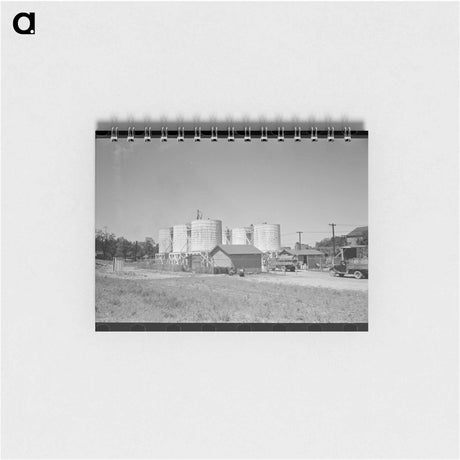 アートメモ帳-Farmers Leaving Liquid Feed Loading Station
 - ラッセル リー Memo.
