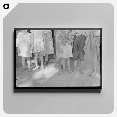 アートパネル-Sharecropper's Family
 - ラッセル リー Canvas.