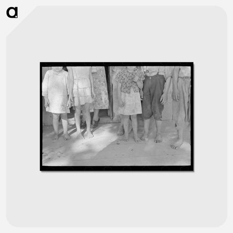 アートポストカード-Sharecropper's Family
 - ラッセル リー Postcard.