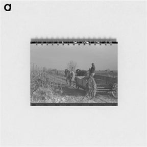アートメモ帳-Husking Corn
 - ラッセル リー Memo.