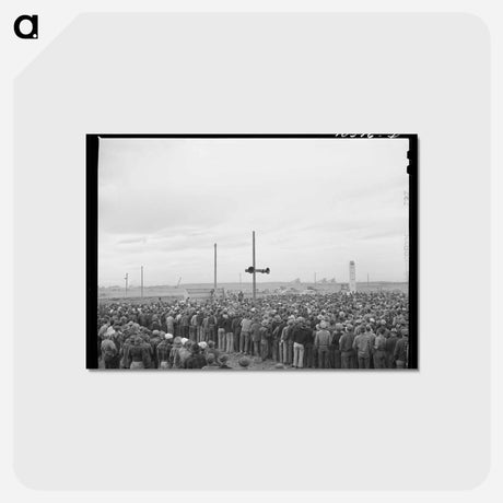 アートポストカード-Hermiston Celebration
 - ラッセル リー Postcard.