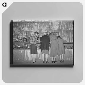 アートパネル-Gonzales County Fair Relics
 - ラッセル リー Canvas.
