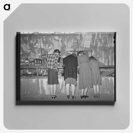 アートパネル-Gonzales County Fair Relics
 - ラッセル リー Canvas.