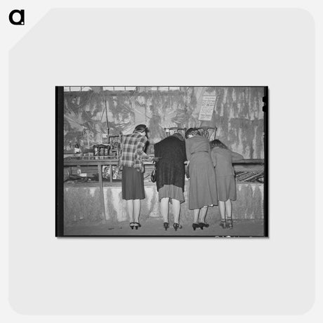 アートポストカード-Gonzales County Fair Relics
 - ラッセル リー Postcard.