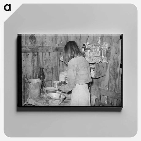 アートパネル-Mexican Kitchen Corner
 - ラッセル リー Canvas.