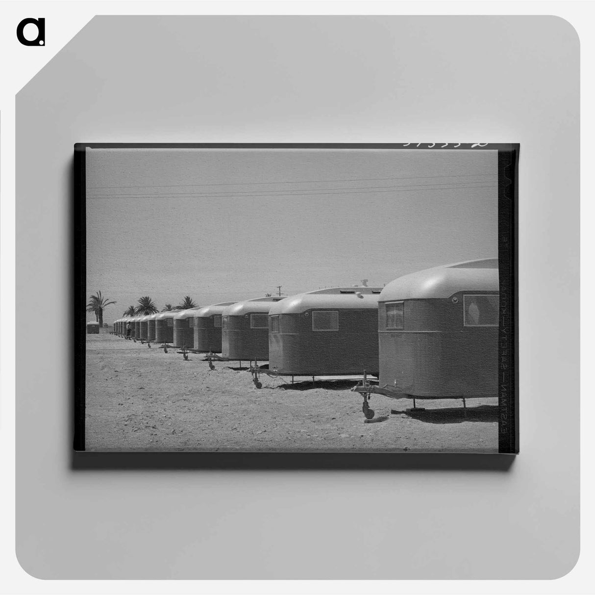 アートパネル-FSA Defense Workers Camp
 - ラッセル リー Canvas.