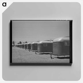 アートパネル-FSA Defense Workers Camp
 - ラッセル リー Canvas.