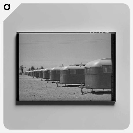 アートパネル-FSA Defense Workers Camp
 - ラッセル リー Canvas.