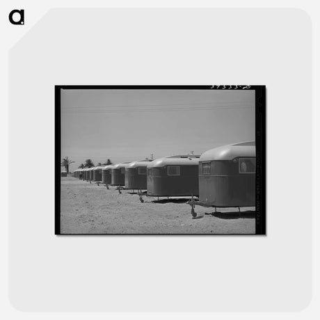 アートポストカード-FSA Defense Workers Camp
 - ラッセル リー Postcard.