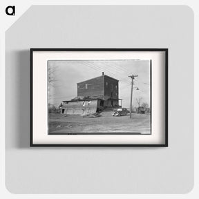 アートポスター-Shawneetown Flour Mill
 - ラッセル リー Poster.