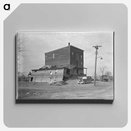 アートパネル-Shawneetown Flour Mill
 - ラッセル リー Canvas.