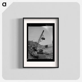 アートポスター-Shasta Dam Excavation
 - ラッセル リー Poster.
