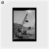アートポストカード-Shasta Dam Excavation
 - ラッセル リー Postcard.