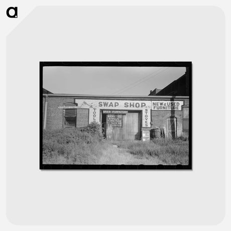 アートポストカード-Swap Shop, Muskogee, Oklahoma
 - ラッセル リー Postcard.