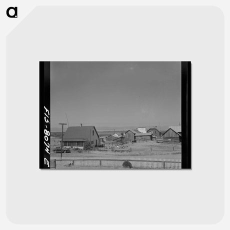 アートポストカード-Wisdom, Montana Buildings
 - ラッセル リー Postcard.