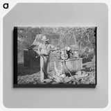 アートパネル-Oklahoma Farmer in California
 - ラッセル リー Canvas.