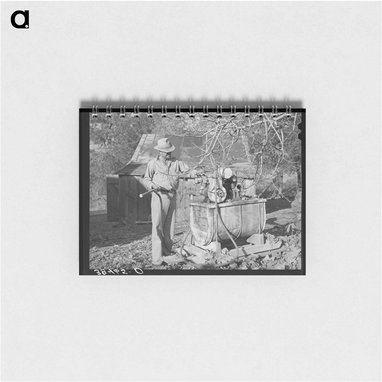 アートメモ帳-Oklahoma Farmer in California
 - ラッセル リー Memo.