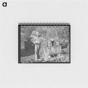 アートメモ帳-Oklahoma Farmer in California
 - ラッセル リー Memo.