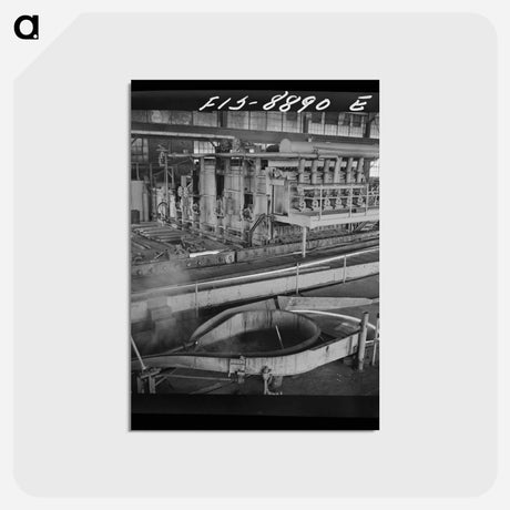 アートポストカード-Anaconda Smelter
 - ラッセル リー Postcard.