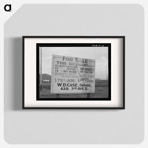 アートポスター-Farm for Sale, Malheur County
 - ラッセル リー Poster.