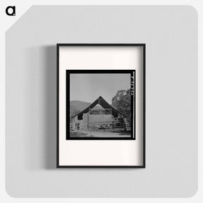アートポスター-Barn in Jackson County
 - ラッセル リー Poster.