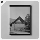 アートパネル-Barn in Jackson County
 - ラッセル リー Canvas.